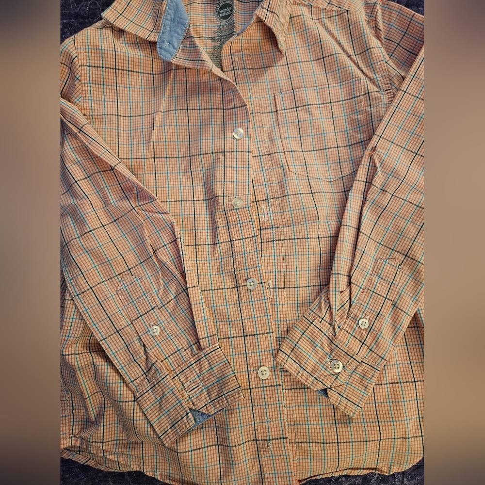 Boys plaid shirt